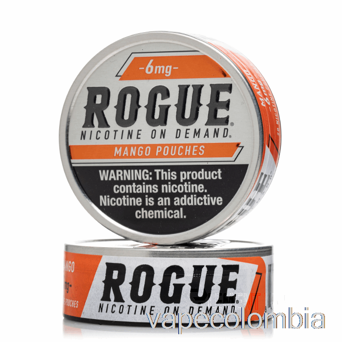 Bolsas De Nicotina Vape Recargables Rogue - Mango 6 Mg (paquete De 5)
